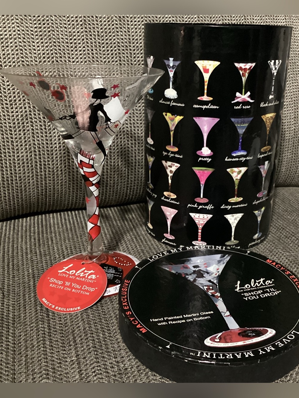 LOLITA Martini Glass The Martini Collection SHOP ‘TIL YOU DROP Martini GLASS NIB